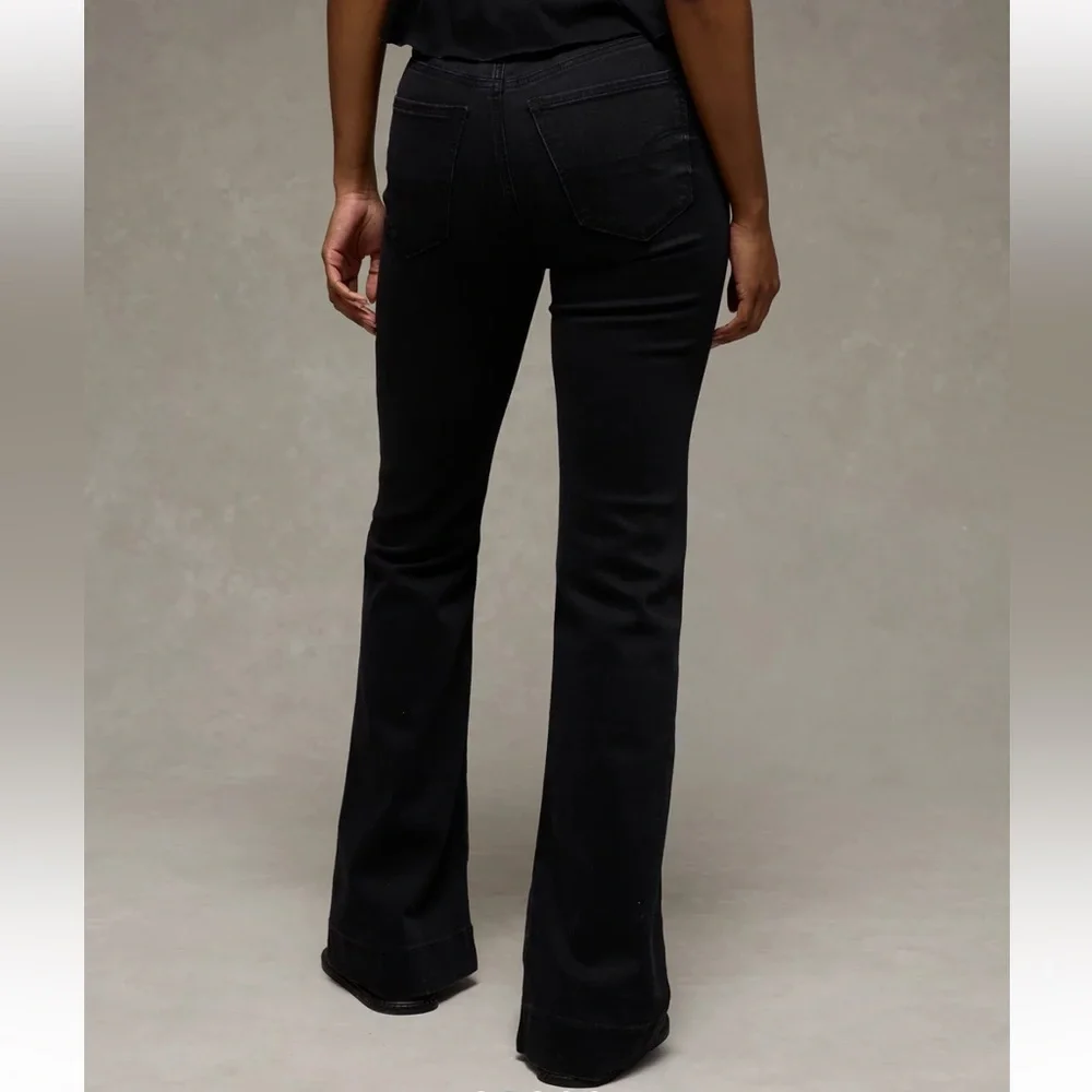 🎉 AE High Rise Split Flare Sz 6L - Picture 2 of 7